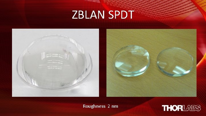 ZBLAN SPDT Roughness 2 nm 