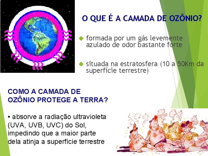 O QUE É A CAMADA DE OZÔNIO? formada por um gás levemente azulado de