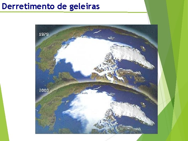 Derretimento de geleiras 
