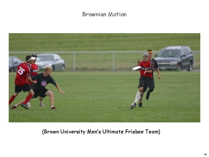 Brownian Motion (Brown University Men’s Ultimate Frisbee Team) 46 