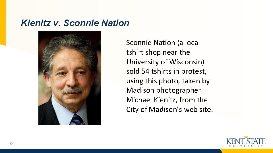 Kienitz v. Sconnie Nation (a local tshirt shop near the University of Wisconsin) sold