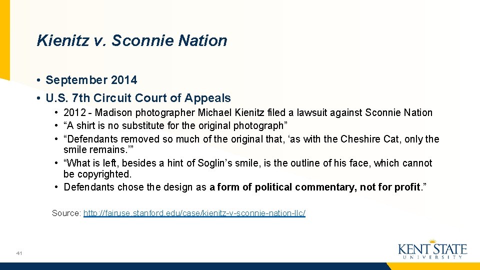 Kienitz v. Sconnie Nation • September 2014 • U. S. 7 th Circuit Court