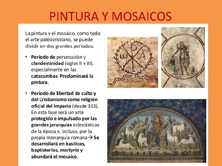 PINTURA Y MOSAICOS PINTURA Y MOSAICOS