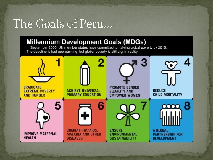 The Goals of Peru… 