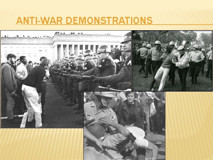 ANTI-WAR DEMONSTRATIONS 