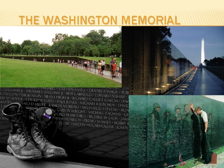 THE WASHINGTON MEMORIAL 