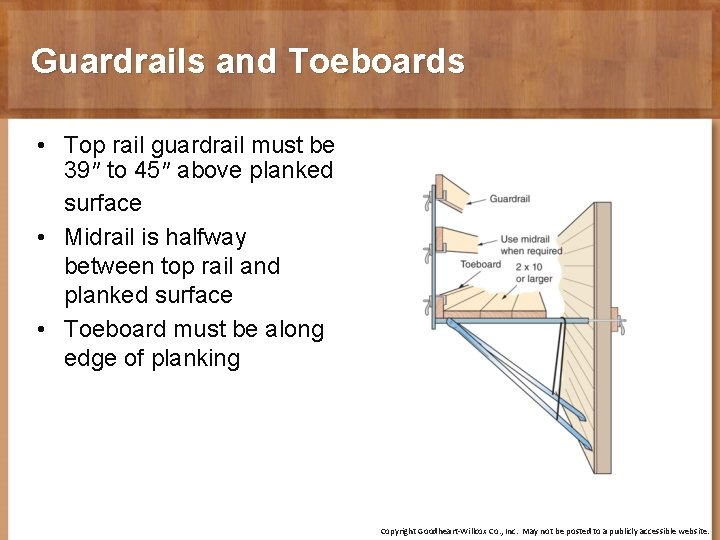 Chapter 6 Scaffolds Ladders and Rigging Objectives Explain