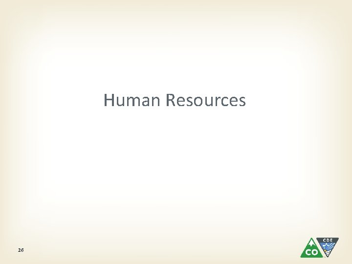 Human Resources 26 