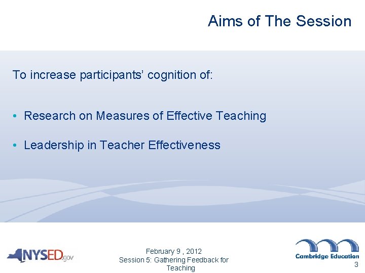Aims of The Session To increase participants’ cognition of: • Research on Measures of