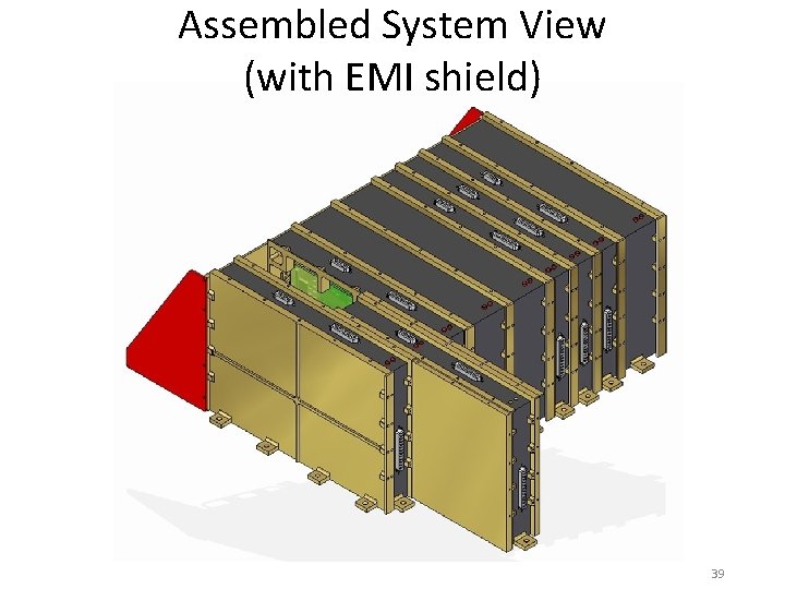 Assembled System View (with EMI shield) 39 