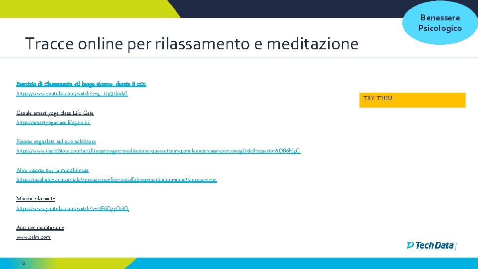 Benessere Psicologico Tracce online per rilassamento e meditazione Esercizio di rilassamento «Il luogo sicuro»