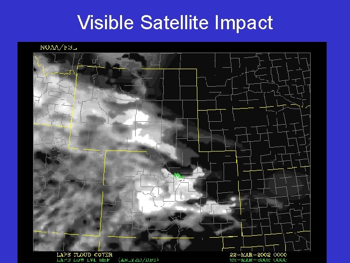 Visible Satellite Impact 