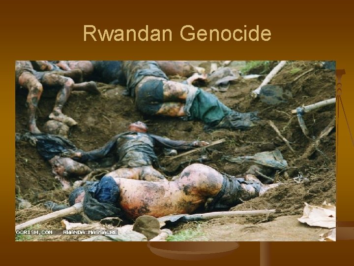 Rwandan Genocide 