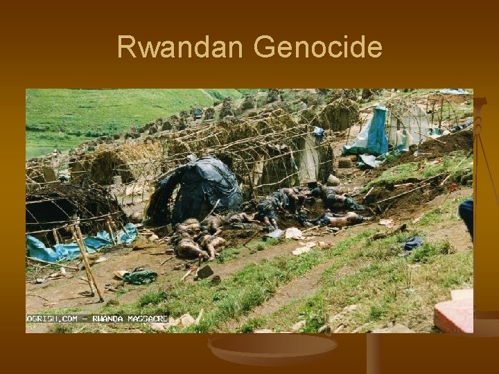 Rwandan Genocide 