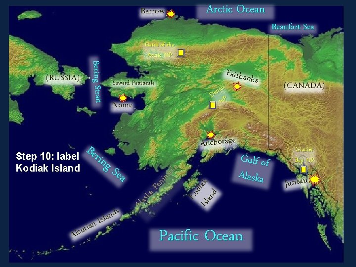 Barrow Seward Peninsula Nome Ber ing Sea n a i t u Ale Beaufort