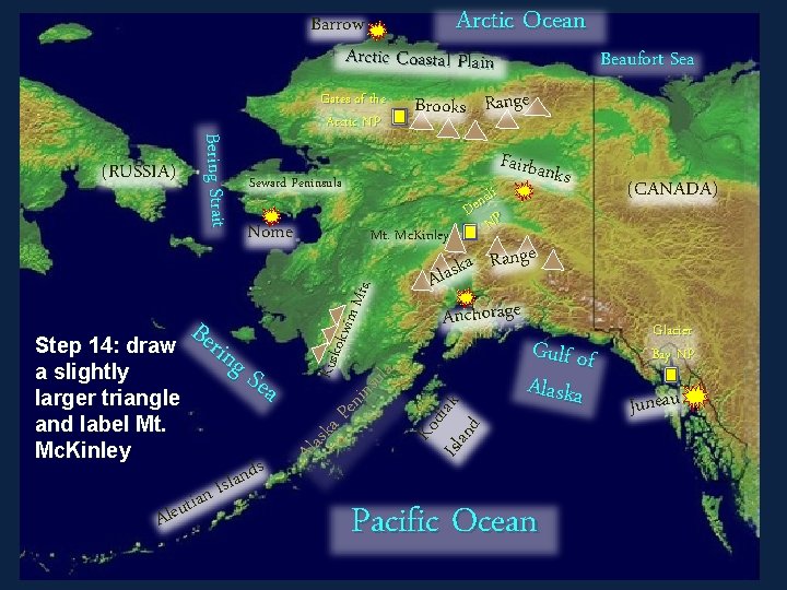 Arctic Ocean Barrow Arctic Coastal Plain Beaufort Sea Gates of the Brooks Range Seward