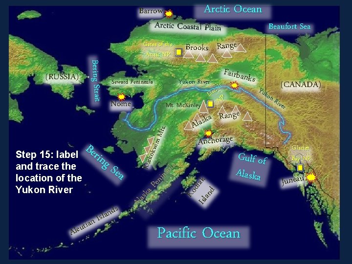 Arctic Ocean Barrow Arctic Coastal Plain Beaufort Sea Gates of the Brooks Range Seward