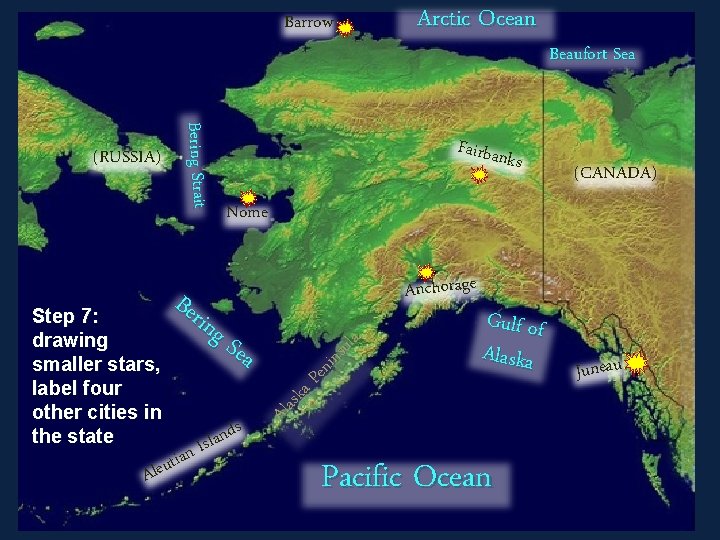 Barrow Fairban ks Ber ing Sea n a i t u Ale Beaufort Sea