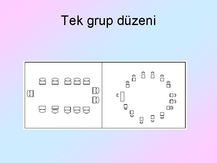 Tek grup düzeni 