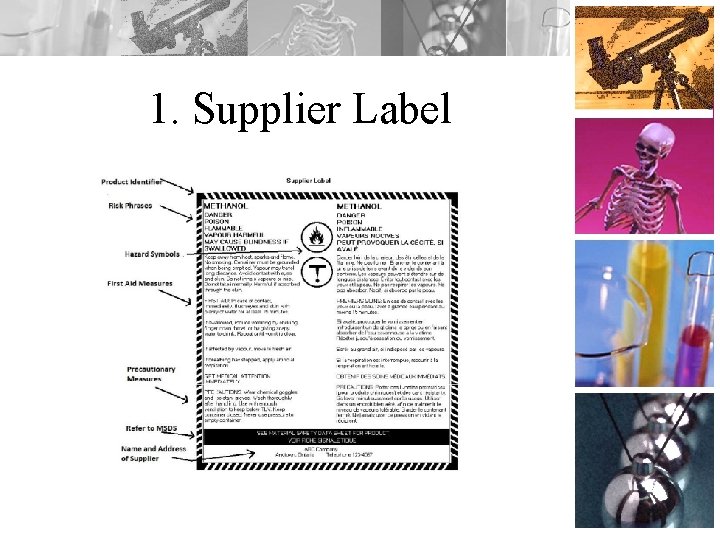 1. Supplier Label 