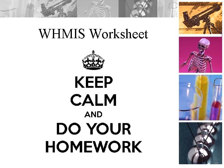 WHMIS Worksheet 