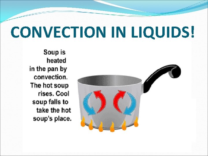 CONVECTION IN LIQUIDS! CONVECTION IN LIQUIDS!
