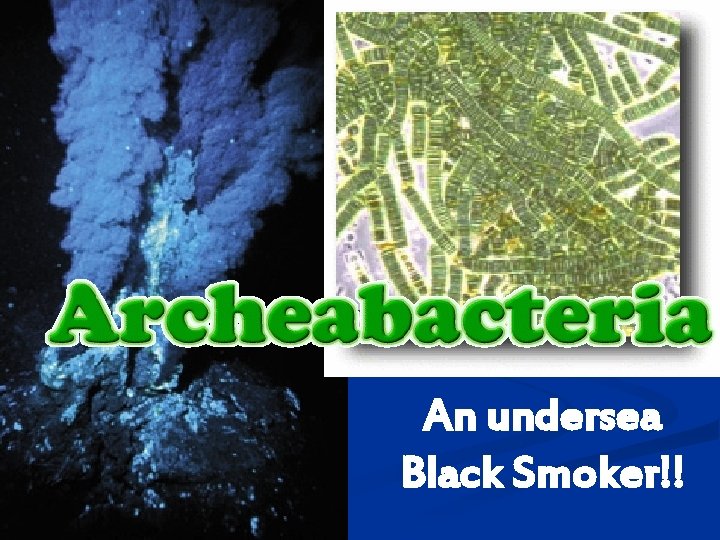 An undersea Black Smoker!! 