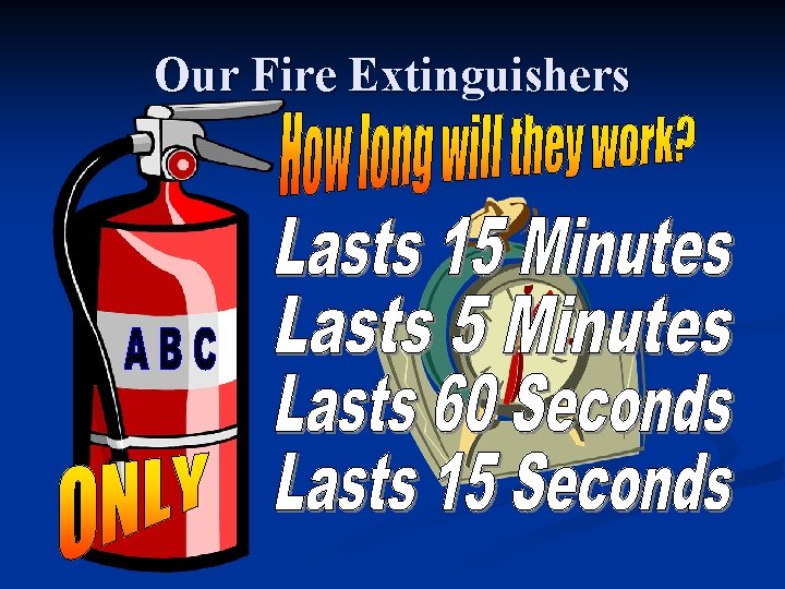 Our Fire Extinguishers 