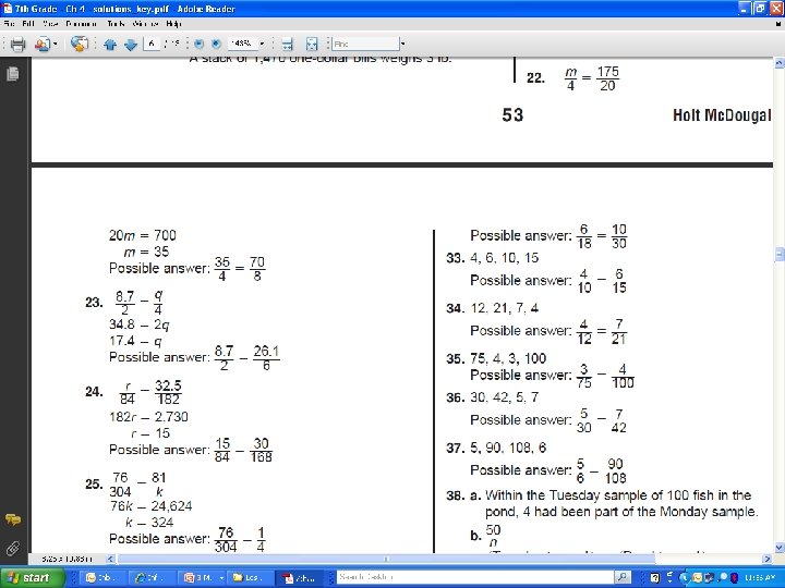 4 -3 Solving Proportions 