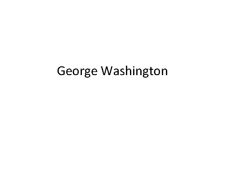 George Washington 