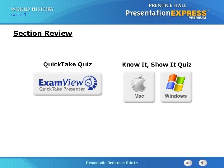 Chapter Section 25 1 Section Review Quick. Take Quiz Know It, Show It Quiz