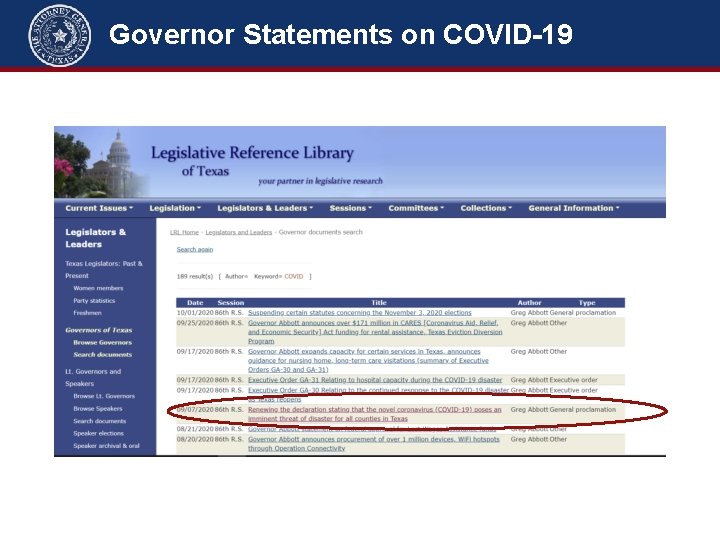 Governor Statements on COVID-19 