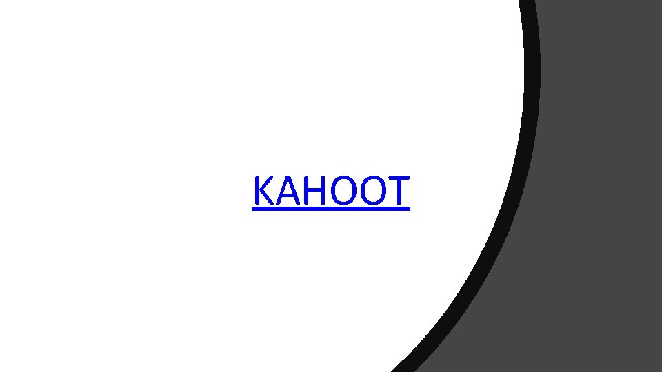 Čas pro opakování KAHOOT 