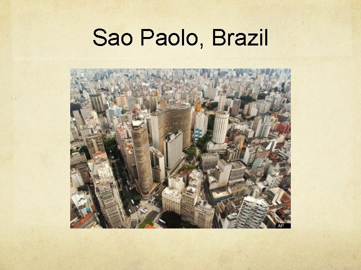 Sao Paolo, Brazil 