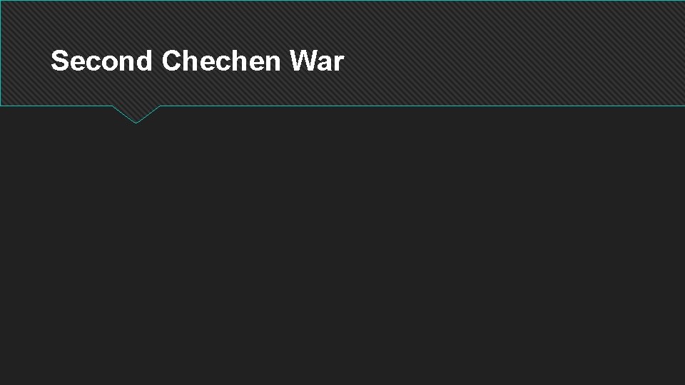 Second Chechen War 