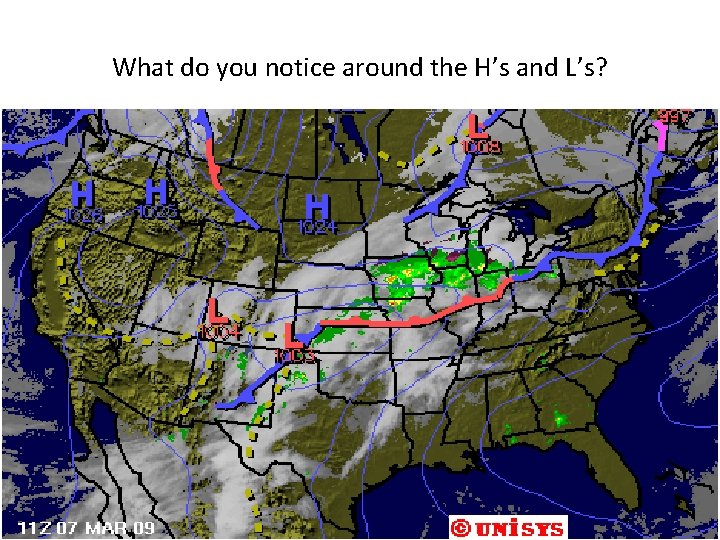 What do you notice around the H’s and L’s? 