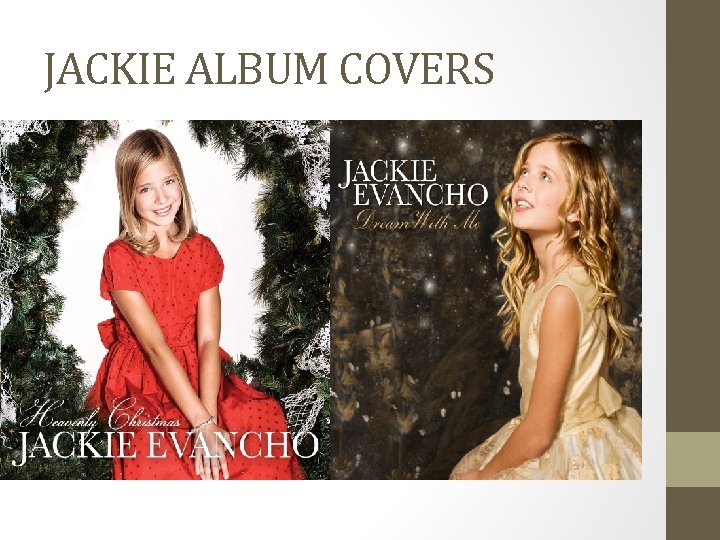 JACKIE ALBUM COVERS 