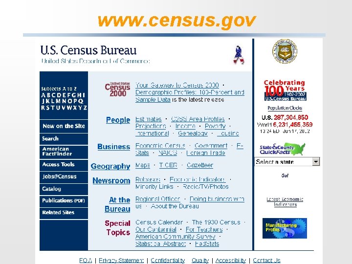 www. census. gov 