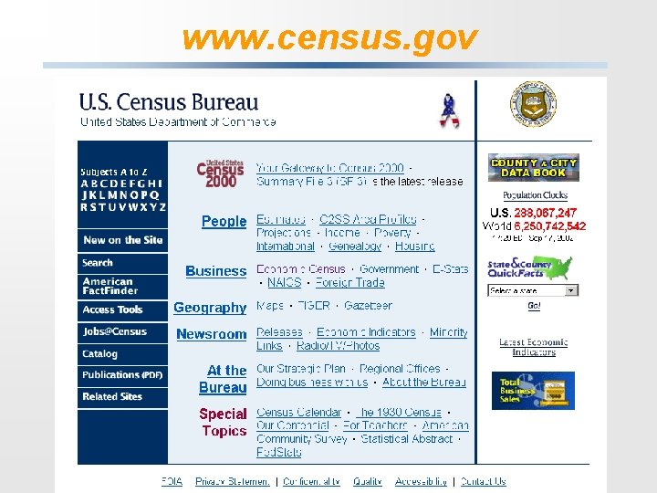 www. census. gov 