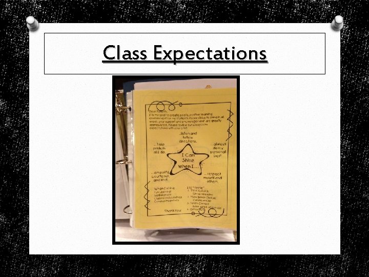 Class Expectations 
