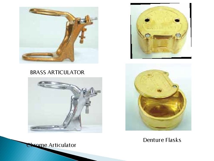 BRASS ARTICULATOR Chrome Articulator Denture Flasks 