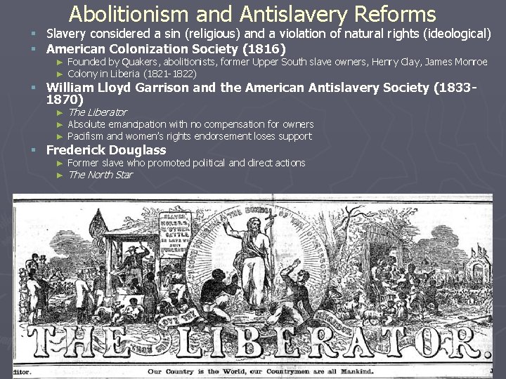 Abolitionism and Antislavery Reforms § Slavery considered a sin (religious) and a violation of