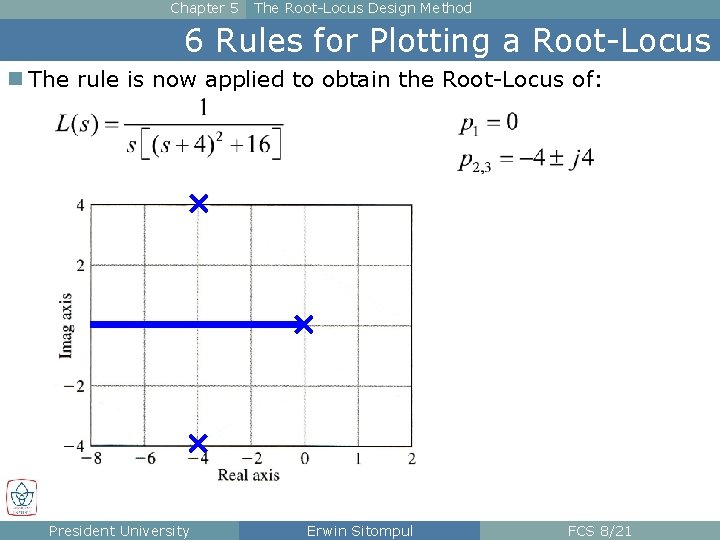Chapter 5 The Root-Locus Design Method 6 Rules for Plotting a Root-Locus n The