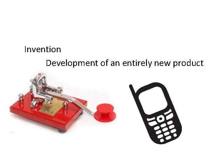 Invention Development of an entirely new product Invention Development of an entirely new product
