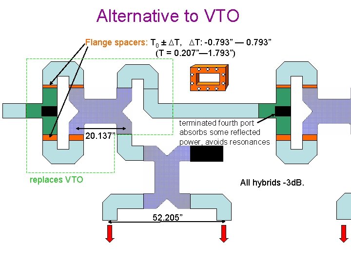 Alternative to VTO Flange spacers: T 0 ± DT, DT: -0. 793” — 0.