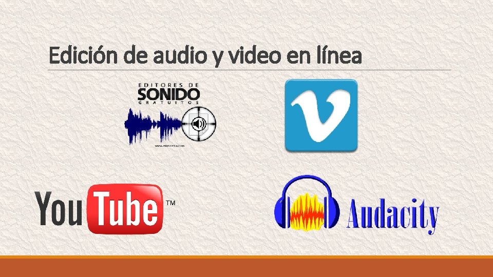 Edición de audio y video en línea 