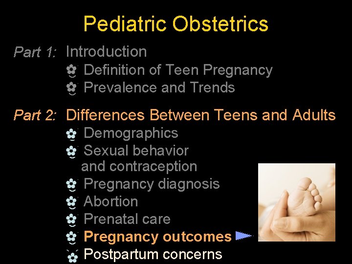 Pediatric Obstetrics Part 1: Introduction _ Definition of Teen Pregnancy _ Prevalence and Trends