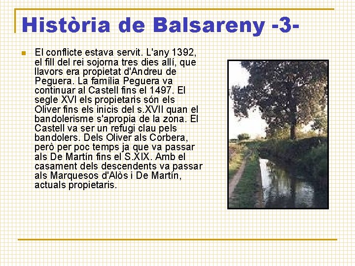 Història de Balsareny -3 n El conflicte estava servit. L'any 1392, el fill del