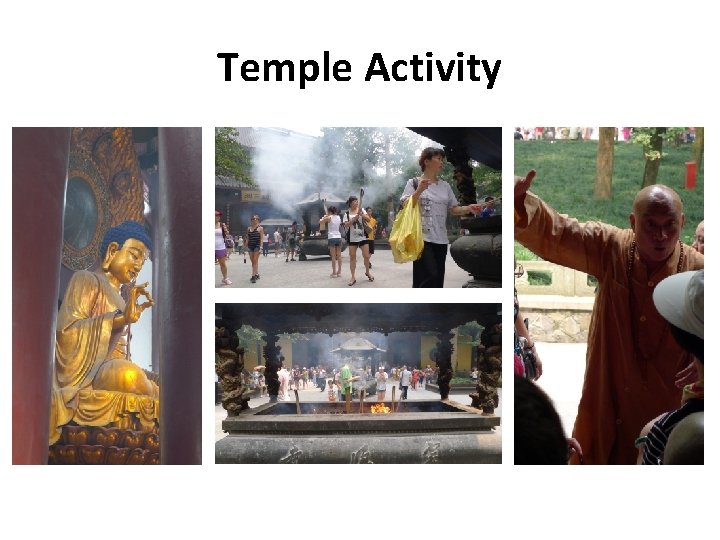 Temple Activity 