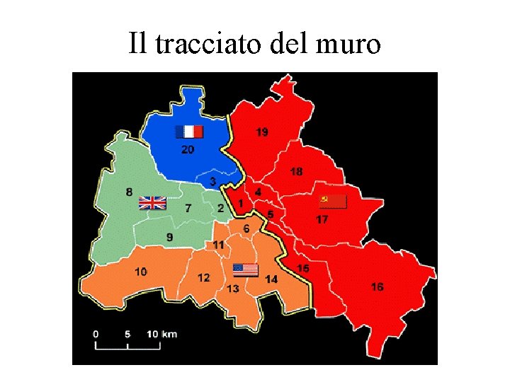 Il tracciato del muro 